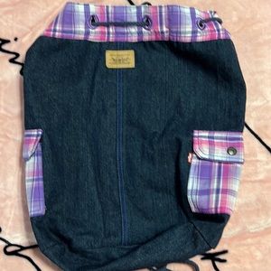 Levi's Denim Drawstring Bag